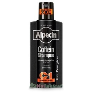 ALPECIN Coffein Shampoo C1 Black Edition kofeínový šampón proti vypadávaniu vlasov 375 ml