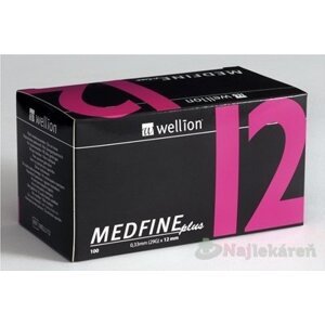 Wellion MEDFINE plus Penneedles 12mm ihla na aplikáciu inzulínu pomocou pera 100ks