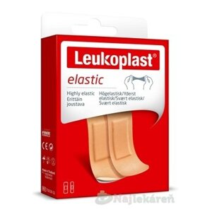 LEUKOPLAST ELASTIC  Elastická náplasť na rany, 2 veľkosti 20ks