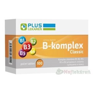 PLUS LEKÁREŇ B-komplex Classic, 1x100 ks