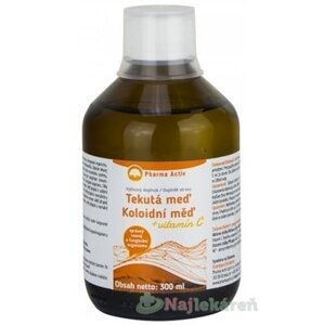 Pharma Activ Tekutá meď + vitamín C 300 ml