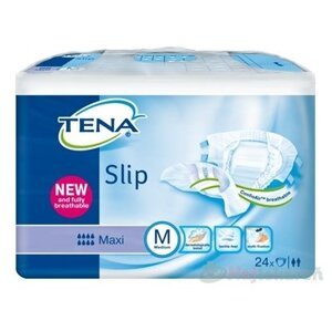 TENA Slip Maxi M plienkové nohavičky obvod bokov 73-122cm savosť 3260ml 24ks