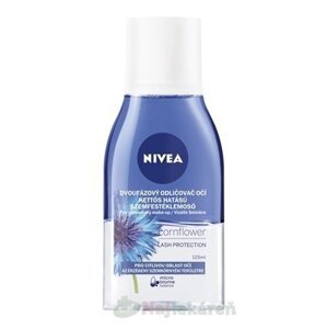 NIVEA Dvojfázový ODLIČOVAČ očí Cornflower pre citlivú oblasť očných partií 125 ml