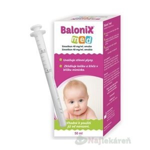 Balonix med uvoľňuje koliku a kŕče v brušku bábätka 50 ml