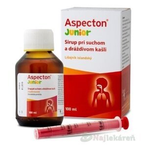 Aspecton Junior sirup pri suchom a dráždivom kašli 100ml