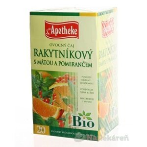 APOTHEKE BIO SELECTION RAKYT. ČAJ S MÄTOU A POMARANČOM, 20x1,5g