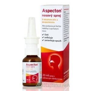 Aspecton nosový sprej s obsahom silíc a dexpantenolu 20 ml