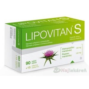 LIPOVITAN S výživový doplnok, 105 ks