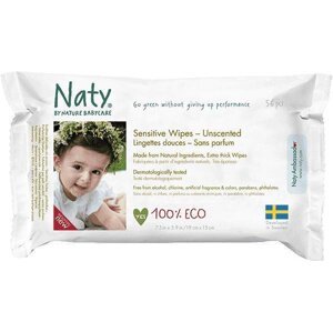 ECO BY NATY Sensitive 56 ks, bez vône - vlhčené obrúsky