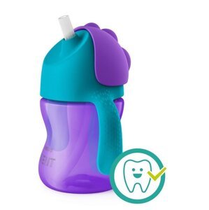 Philips AVENT Hrnček Bendy s ohybnou slamkou dievča 200 ml