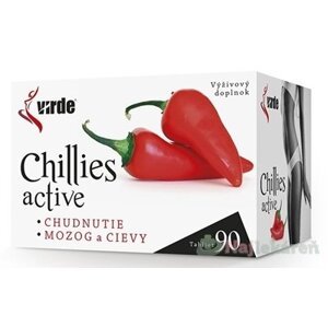 VIRDE CHILLIES ACTIVE výživový doplnok, 90ks