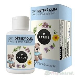 LEROS BIO DETSKÝ OLEJ POKOJNÉ BRUŠKO s materinou dúškou a kôprom 1x60 ml