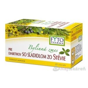 FYTO Bylinná zmes PRE DIABETIKOV, 20x1,5g