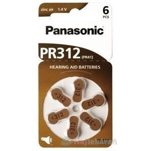 Panasonic PR312 batérie do načúvacích prístrojov 6ks