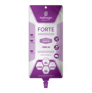 Nutrego FORTE s príchuťou neutral tekutá výživa, sondová 6x1000ml