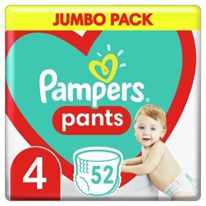 PAMPERS Pants plienkové nohavičky veľ. 4, 52 ks, 9- 15 kg