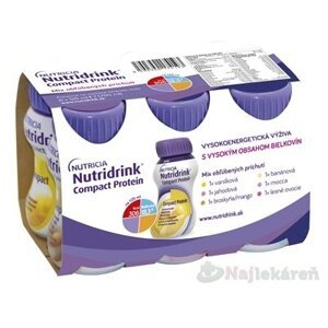 NUTRIDRINK COMPACT PROTEIN mix príchutí 6x125 ml