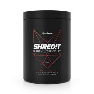 SHRED!T pre-workout - GymBeam berry explosion 372 g