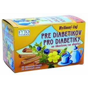 FYTOPHARMA Čaj pre diabetikov so škoricou 20x1,5g