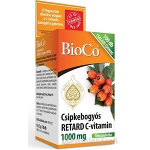 BioCo Vitamín - C RETARD 1000 mg s plodom šípky, 100 ks