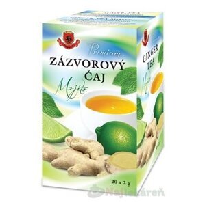 HERBEX Premium ZÁZVOROVÝ ČAJ Mojito, 20x2 g