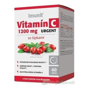 Imunit Vitamín C 1200 mg URGENT, 60ks