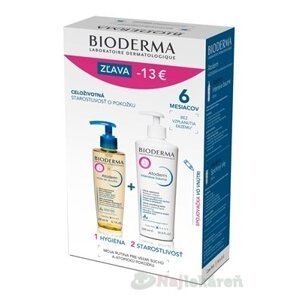 BIODERMA Atoderm BALÍK Intensive baume 500ml + Sprchový olej 200ml