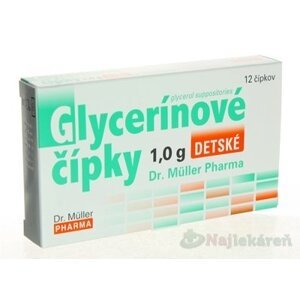 Dr. Müller Glycerínové čípky detské 12 x 1g