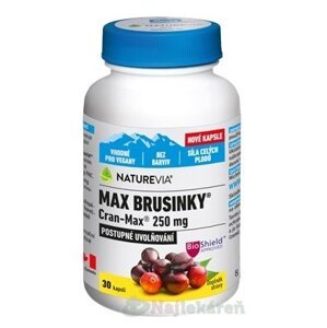 SWISS NATUREVIA MAX BRUSNICE Cran-Max 250 mg na močové cesty 30 kapsúl