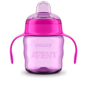 Philips AVENT Hrnček pre prvé dúšky Klasik 200 ml s držadlami dievča