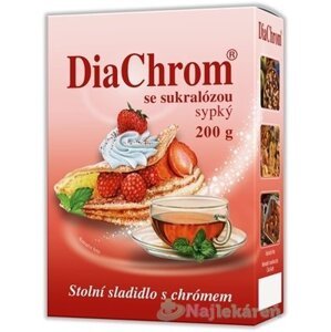 DiaChrom nízkokalorické sypké sladidlo so sukralózou 200g