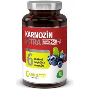 CarnoMed Karnozín EXTRA Pure&Strong proti starnutiu, cps 1x100 ks