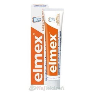 ELMEX CARIES PROTECTION ZUBNÁ PASTA  aminofluoridom (červená) 75 ml