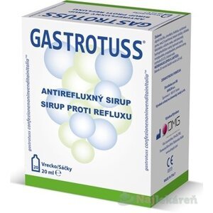 Gastrotuss sirup antirefluxný vo vrecúškach, 20ks