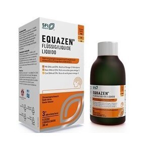 EQUAZEN omega-3 a omega-6 mastné kyseliny vanilková príchuť olej 200 ml