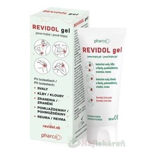 REVIDOL gel jemne hrejivý pri bolesti 100 ml