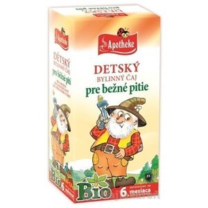 APOTHEKE BIO DETSKÝ BYLINNÝ ČAJ pre bežné pitie, 20x1,5g