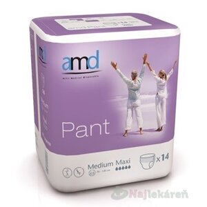 AMD Pant Maxi, inkontinenčné nohavičky (veľkosť M), 1x14 ks