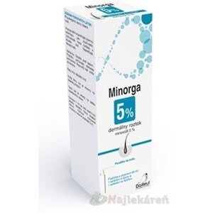 Minorga 5 % dermálny roztok 60ml