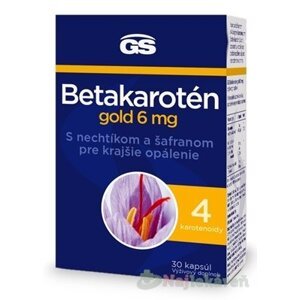 GS Betakarotén gold 6 mg s nechtíkom a šafranom 30 ks