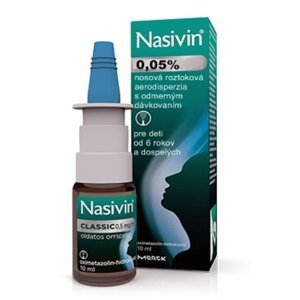 Nasivin sprej 0,05 % proti nádche 10 ml