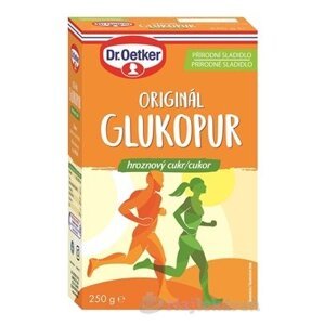 GLUKOPUR ORIGINÁL (hroznový cukor) - Dr.Oetker prášok, prírodné sladidlo 250g