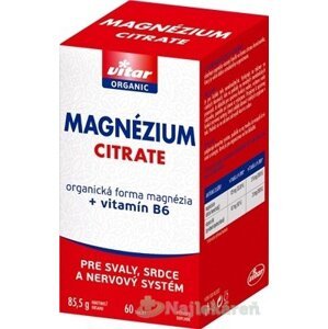 VITAR MAGNÉZIUM CITRATE + vitamín B6