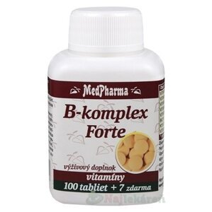 MedPharma B-komplex Forte tablety 100+7 zadarmo