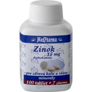 MedPharma ZINOK 15 MG 100 tbl + 7 zdarma