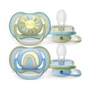 Philips AVENT Cumlík Ultra air obrázok 0-6m chlapec (dúha) 2ks