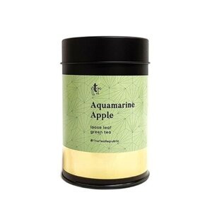 Sypaný čaj Aquamarine Apple v dóze The Tea Republic 75g