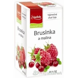 APOTHEKE PREMIER SELECTION ČAJ BRUSNICA A MALINA, 20x2 g