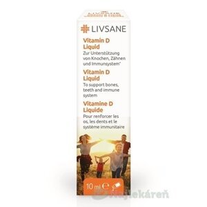 LIVSANE Tekutý vitamín D 10 ml