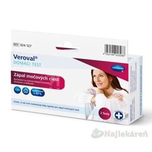 Veroval ZÁPAL MOCOVYCH CIEST domáci test 2ks